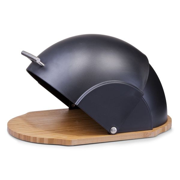 Zeller Kutija za hljeb Bambus, crne boje