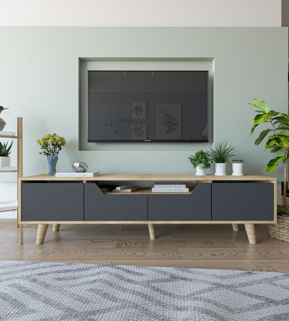 Hanah Kućna TV komoda Roma 180, antracit