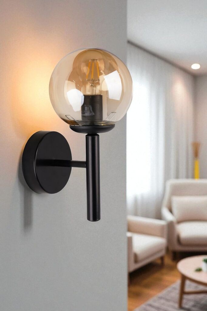 Opviq Zidna lampa 8979-1A, Crna