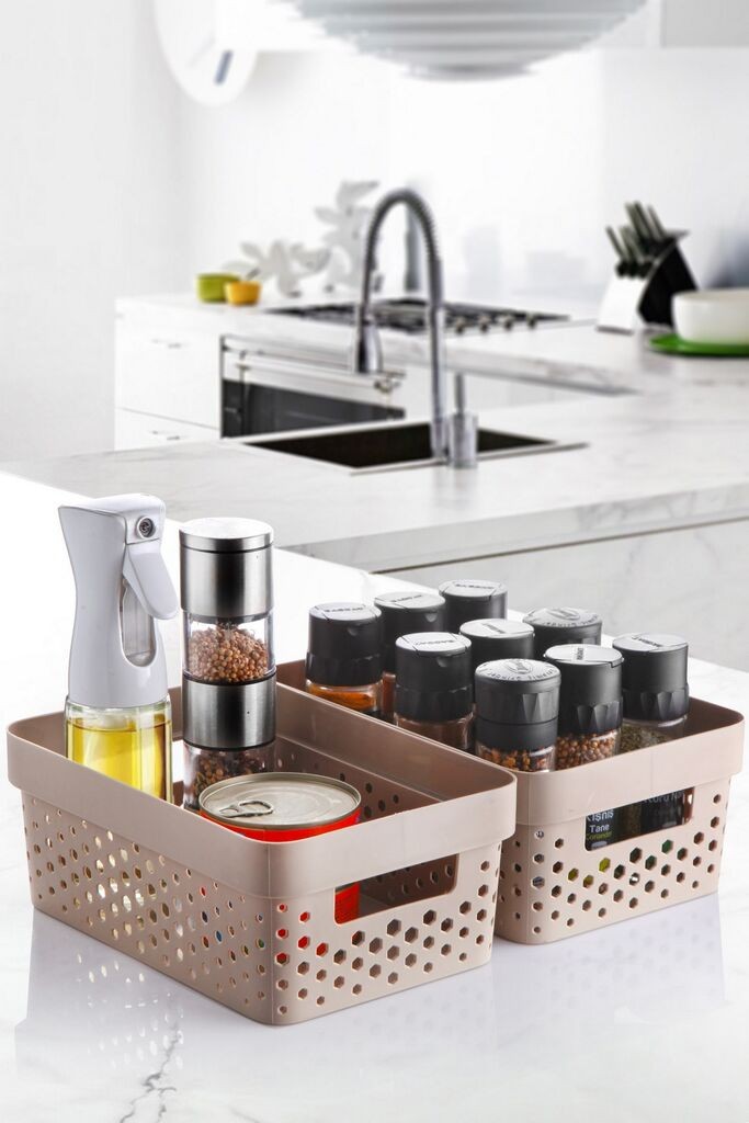 Hermia Set korpi za odlaganje PNTDZ-3-7, bež