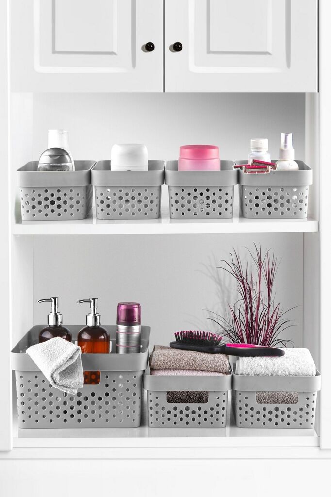 Hermia Set korpi za odlaganje PNTDZ-1-7, Siva