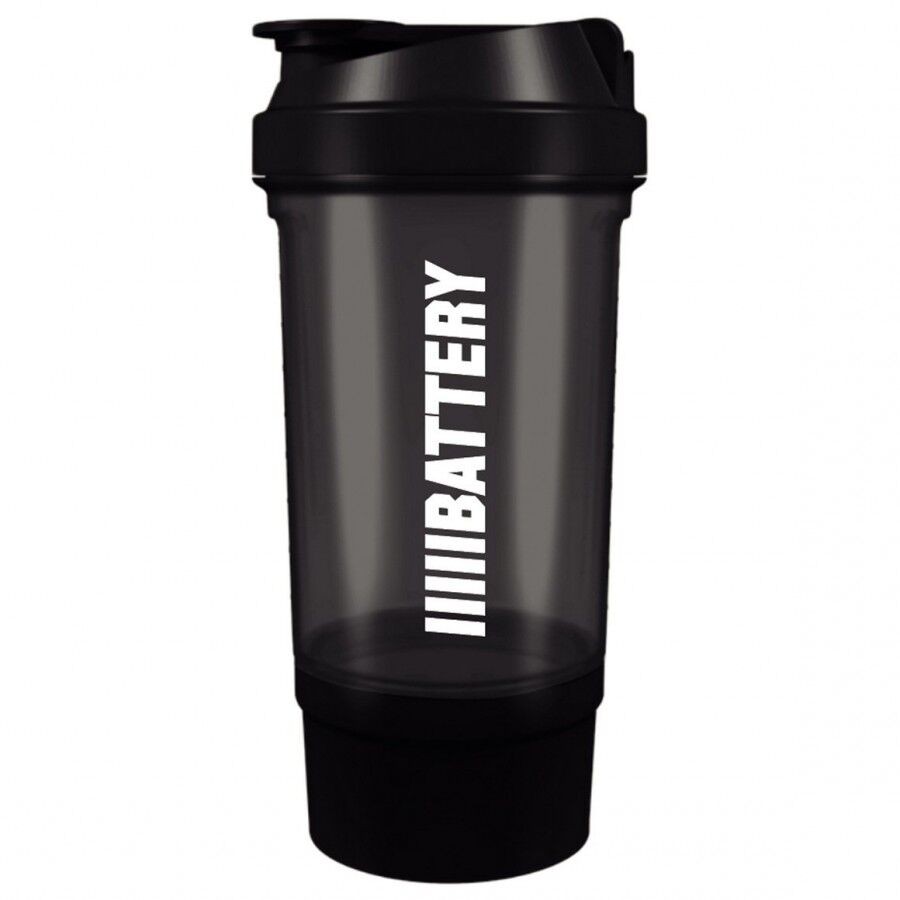 Battery Nutrition Šejker Plus, 550 ml, Crni