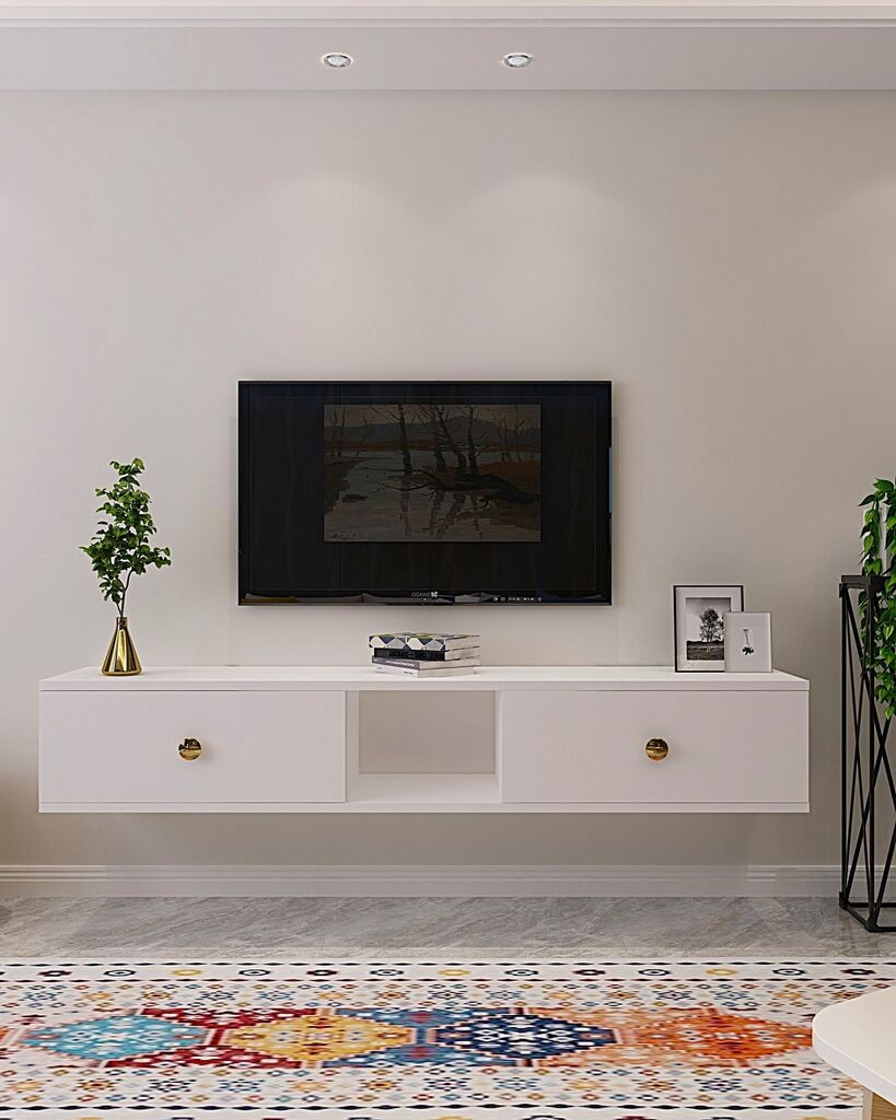 Hanah Kućni TV komoda Zuzu 150, bijela