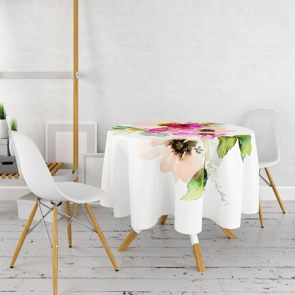 Hermia stolnjak za stolove 25, 160 cm, šareni