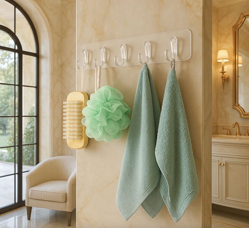 Hermia Držač za peškire d77, Prozirni