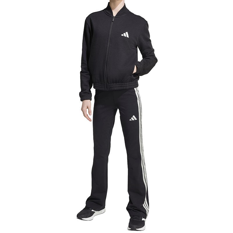 Adidas trenerka za djevojčice JG GLAM TS, crna