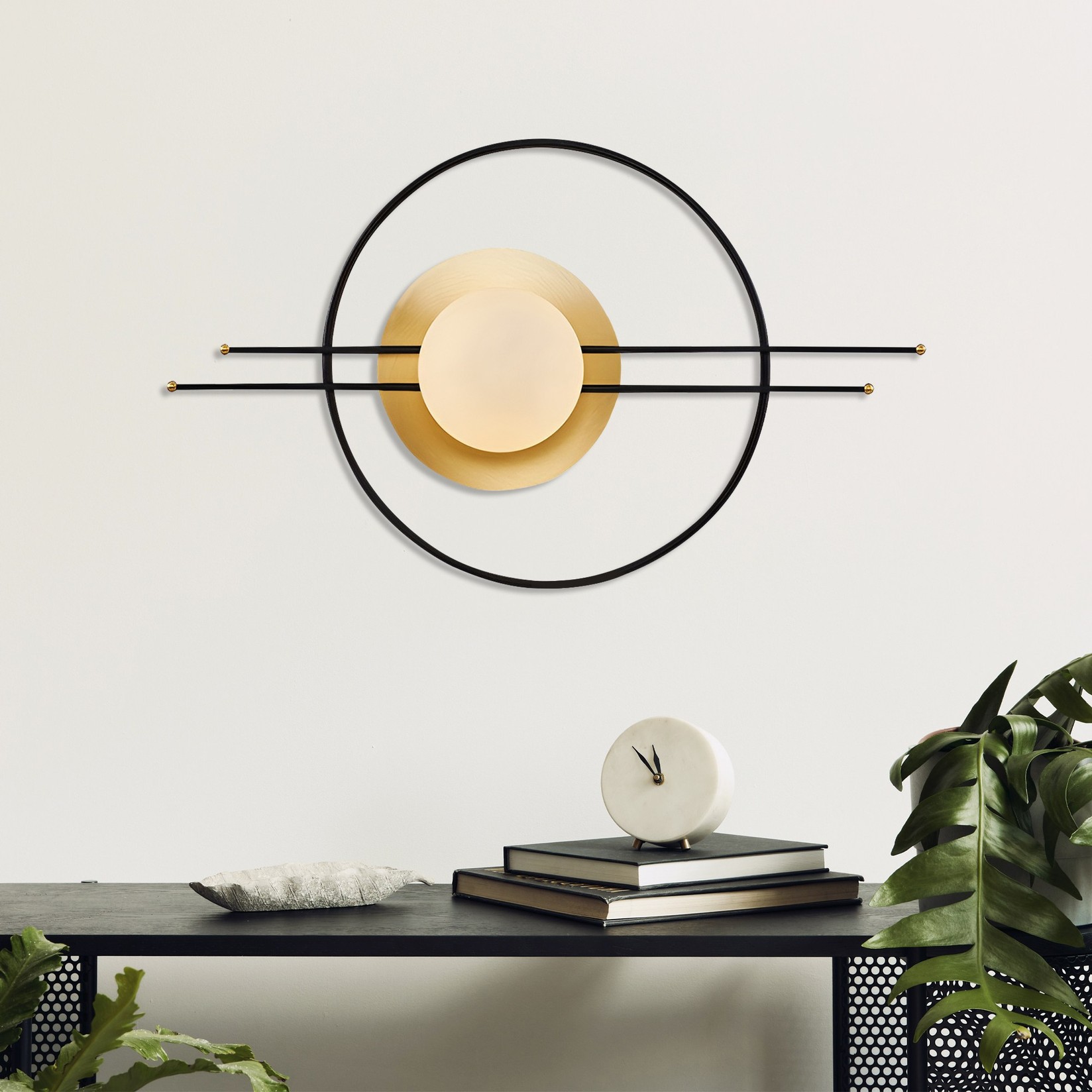 Opviq Zidna lampa, crna