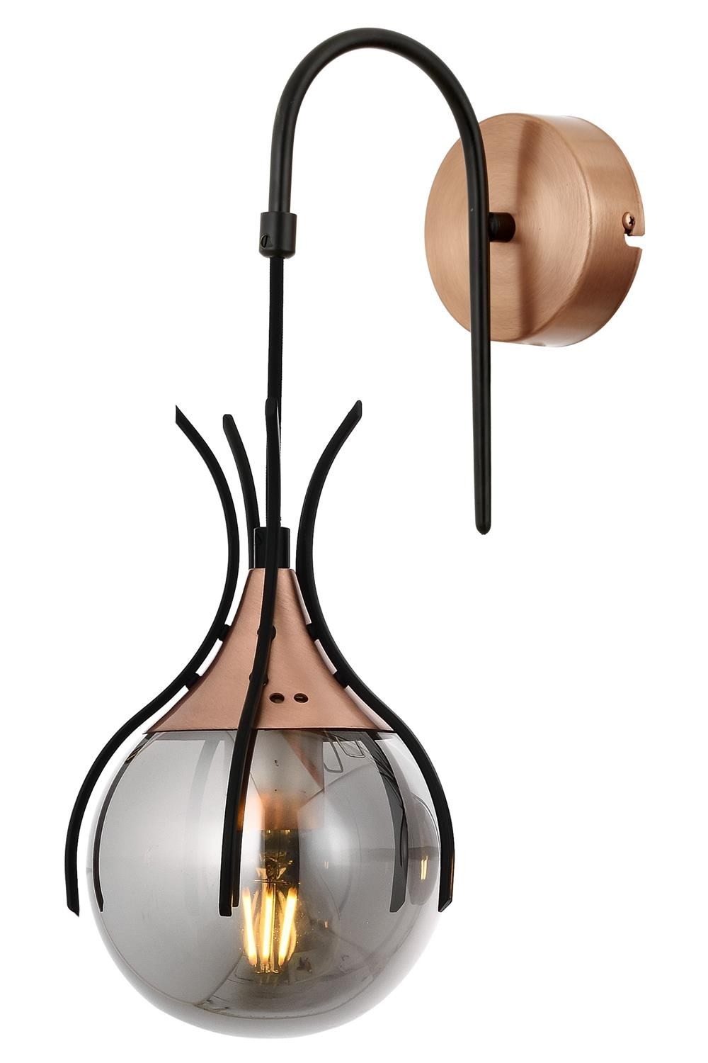 Opviq Zidna lampa E27 Grlo, Smeđa