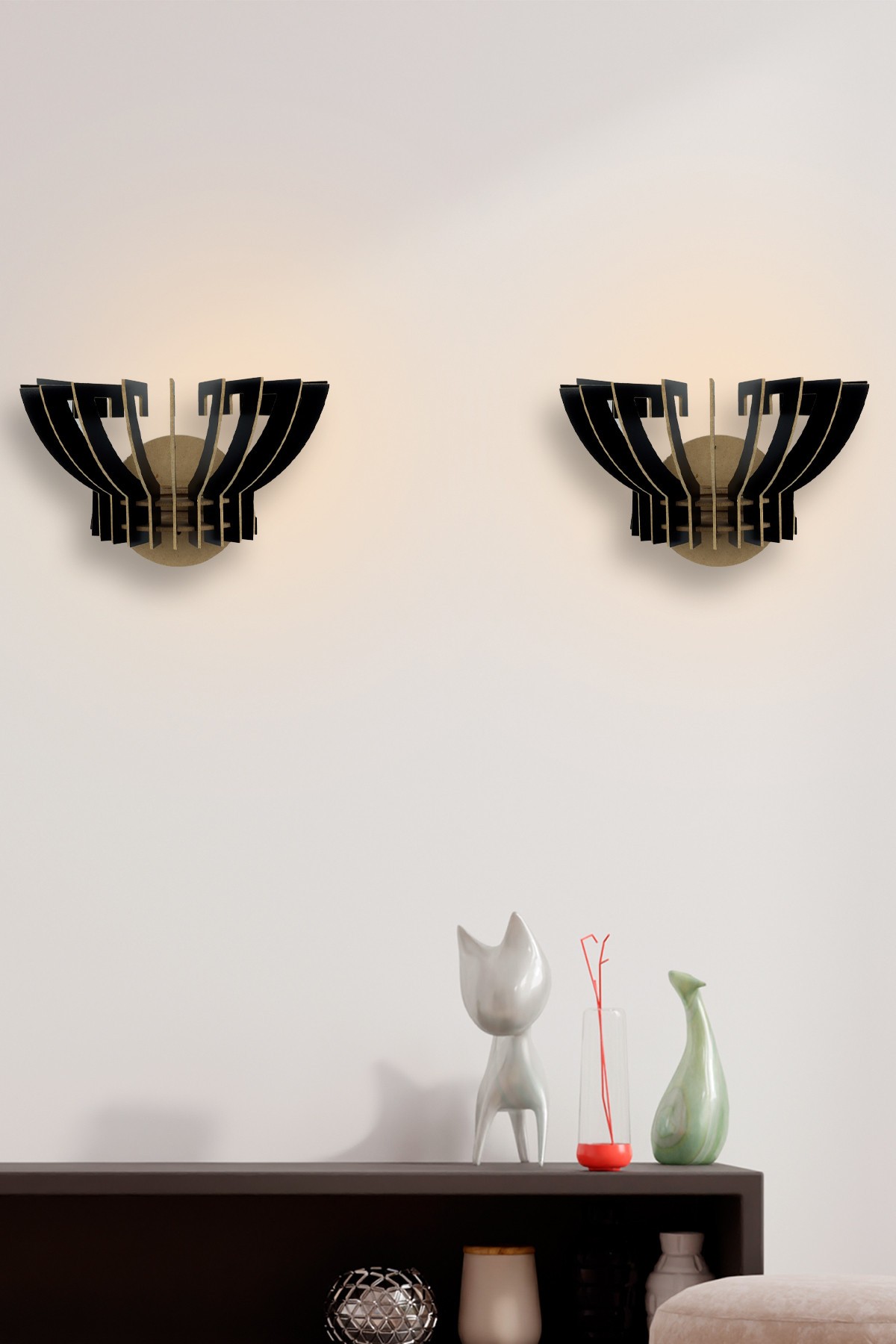 Opviq Zidna lampa E27 Max 40W, Crna