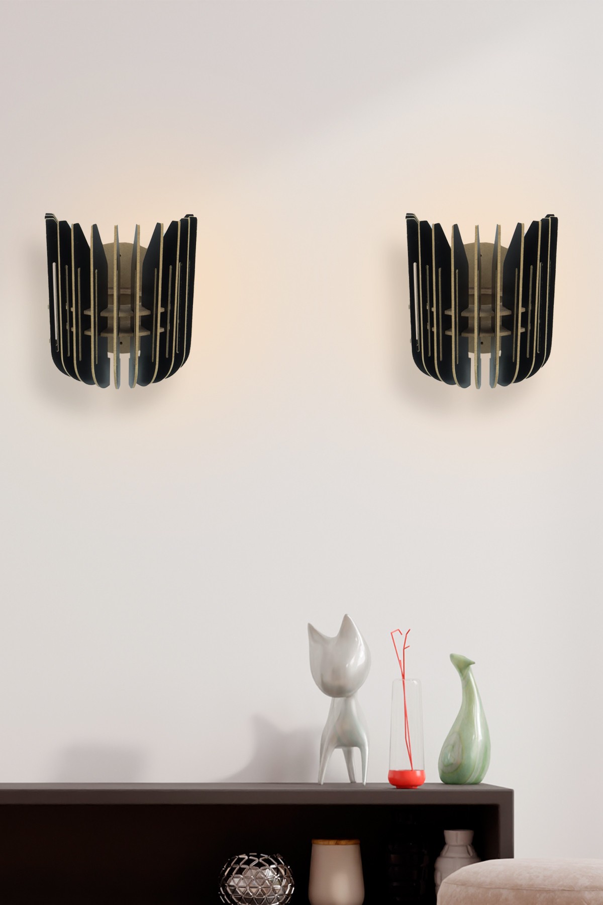 Opviq Zidna lampa E27 Max 40W, Crna