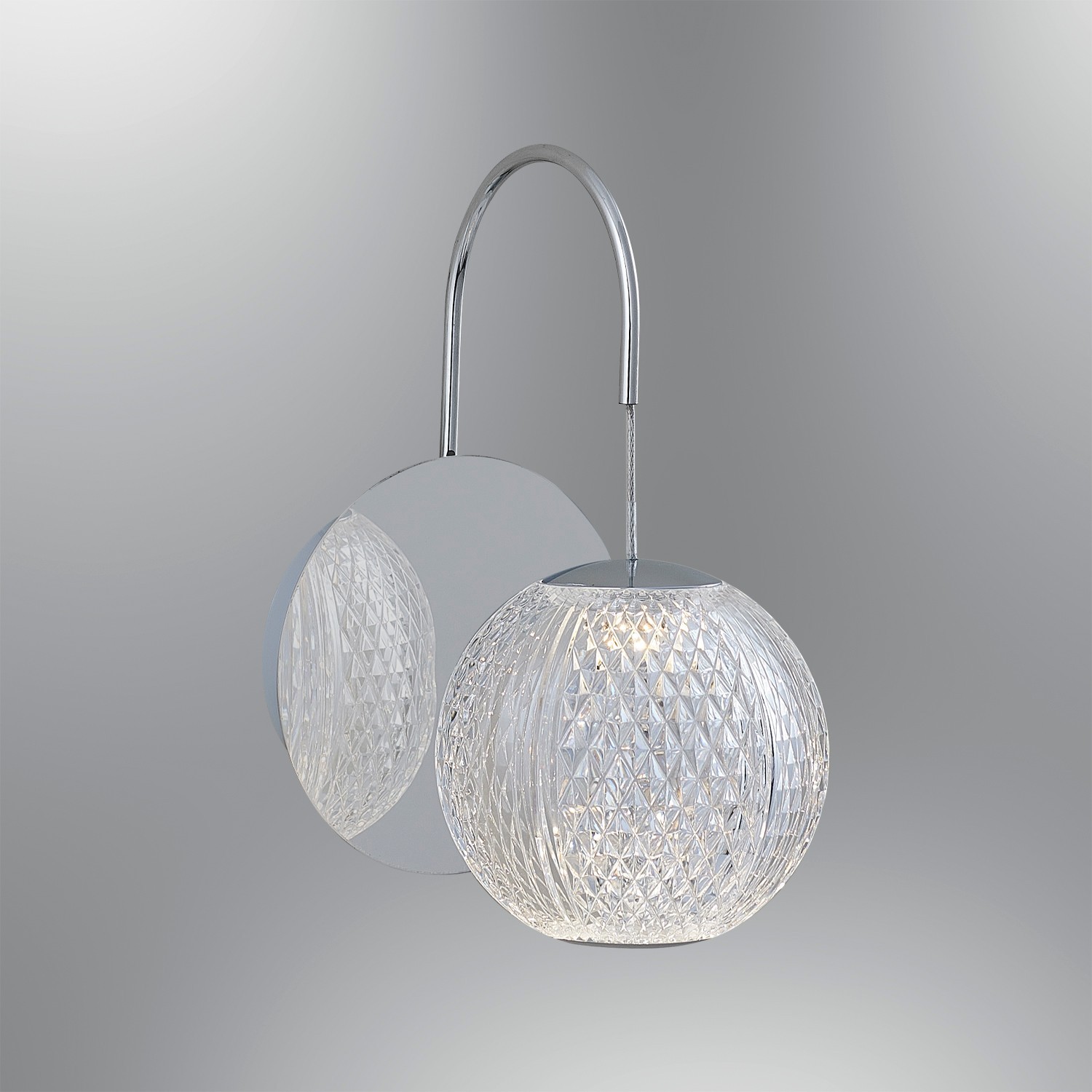 Opviq Zidna lampa 3000K, 5W LED, Siva