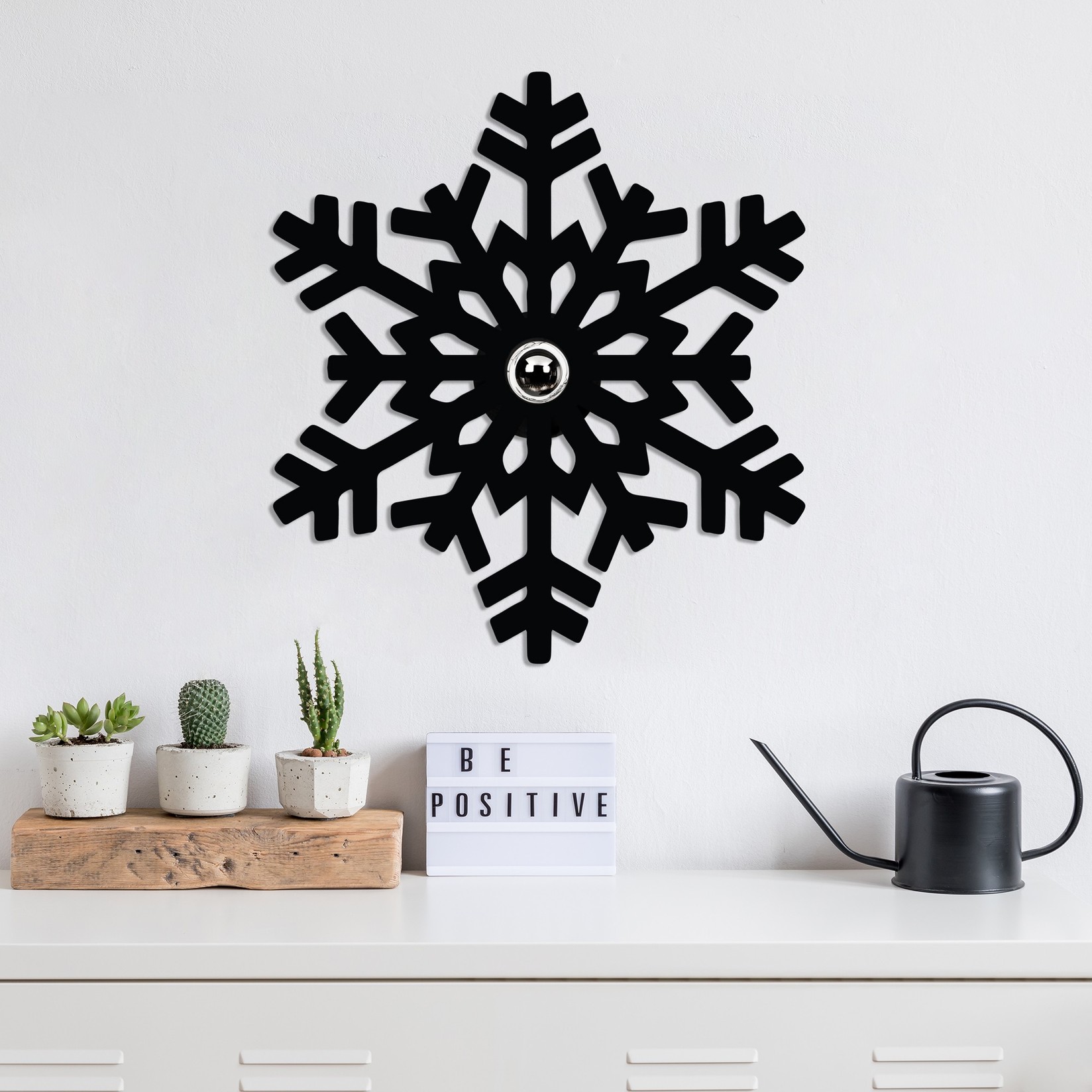 Opviq Zidna lampa E27 Grlo, Crna