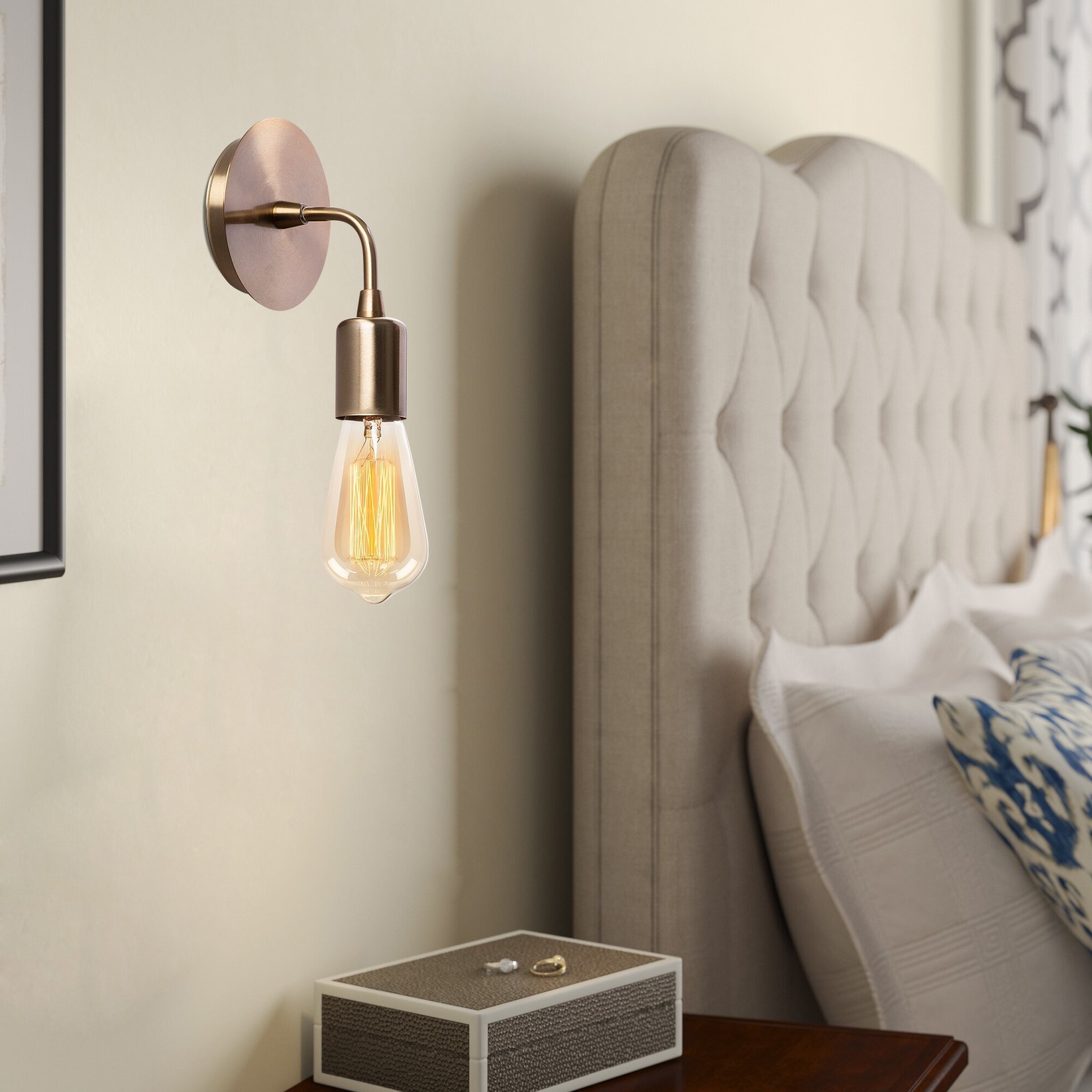 Opviq Zidna lampa E27 Max 40W, Bronza