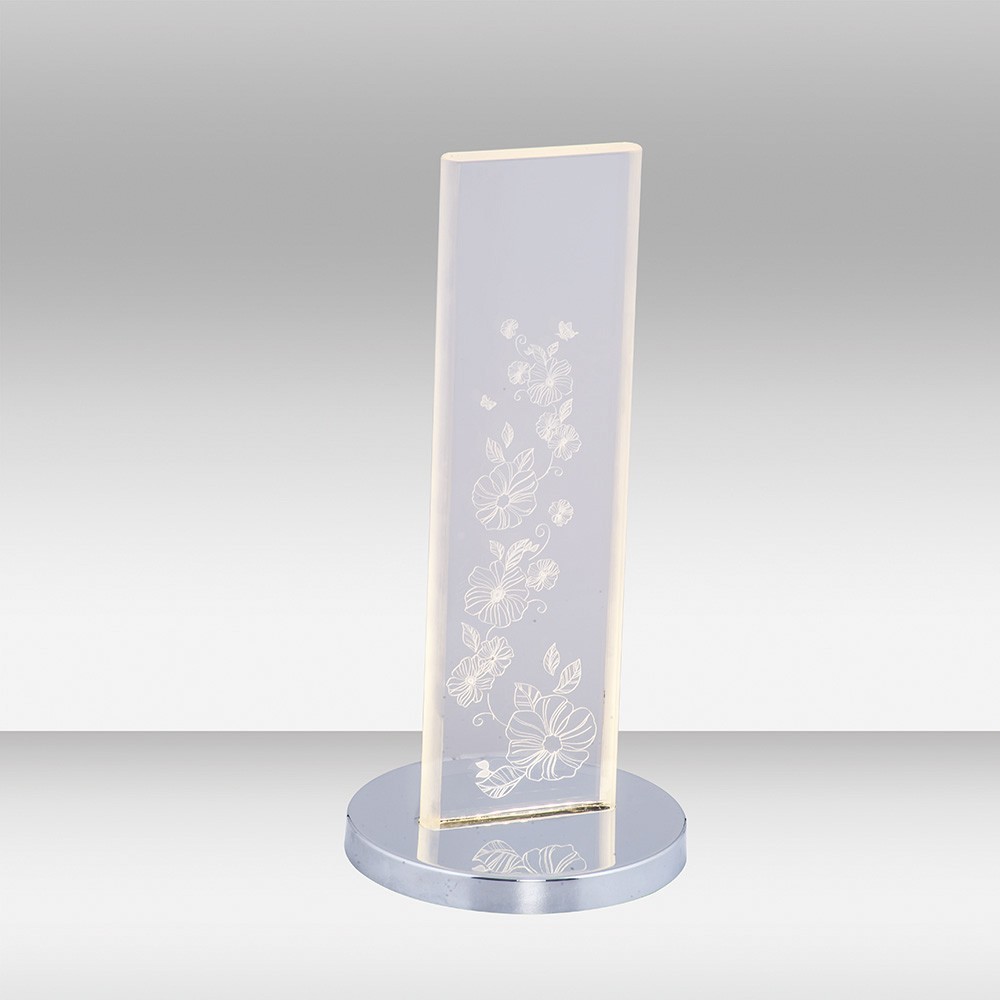 Opviq Stona lampa 3000K, 4W LED, Siva