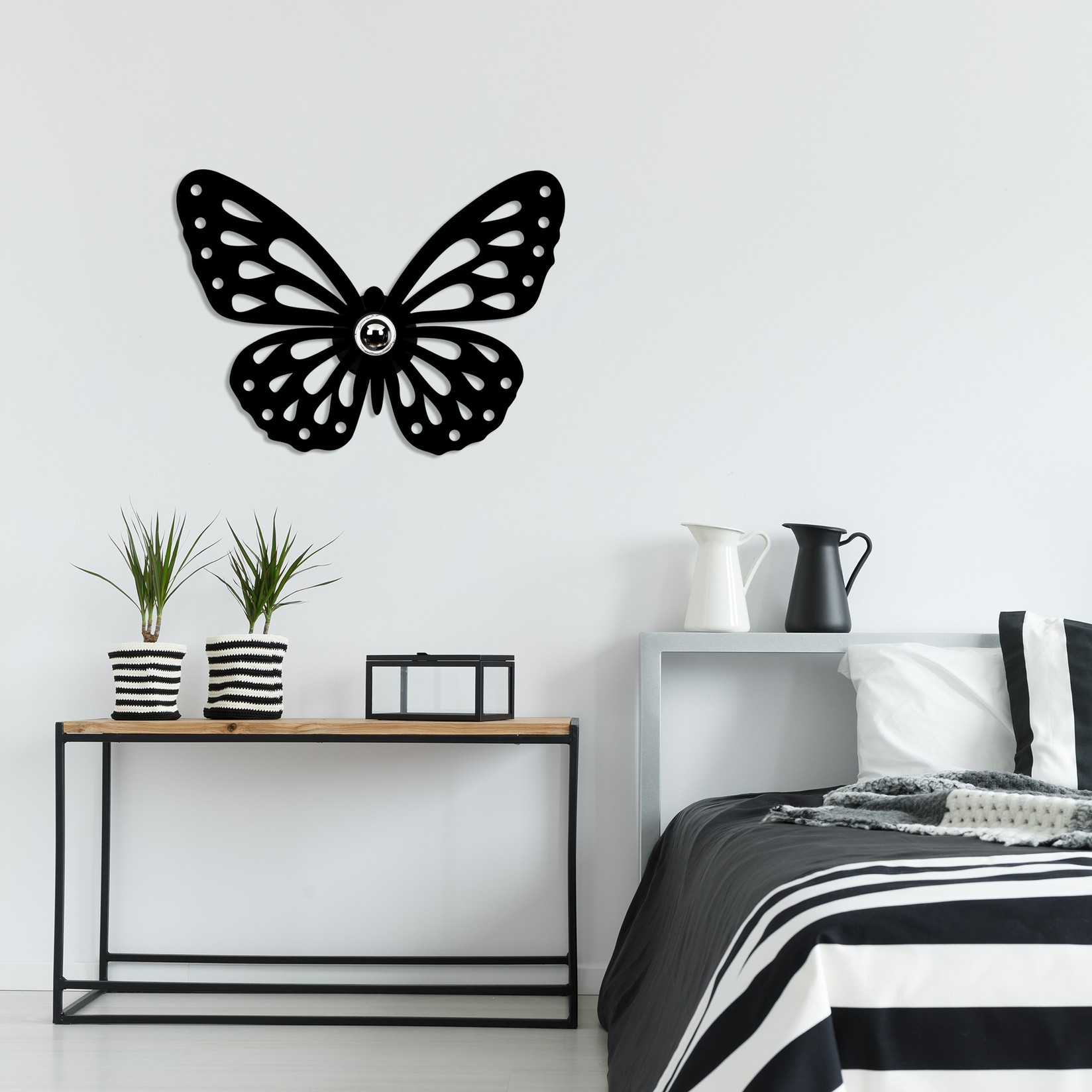 Opviq Dječija zidna lampa E27 Grlo, Crna