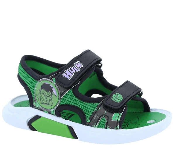 Chekich Sandale za dječake Marvel Hulk, Zelene