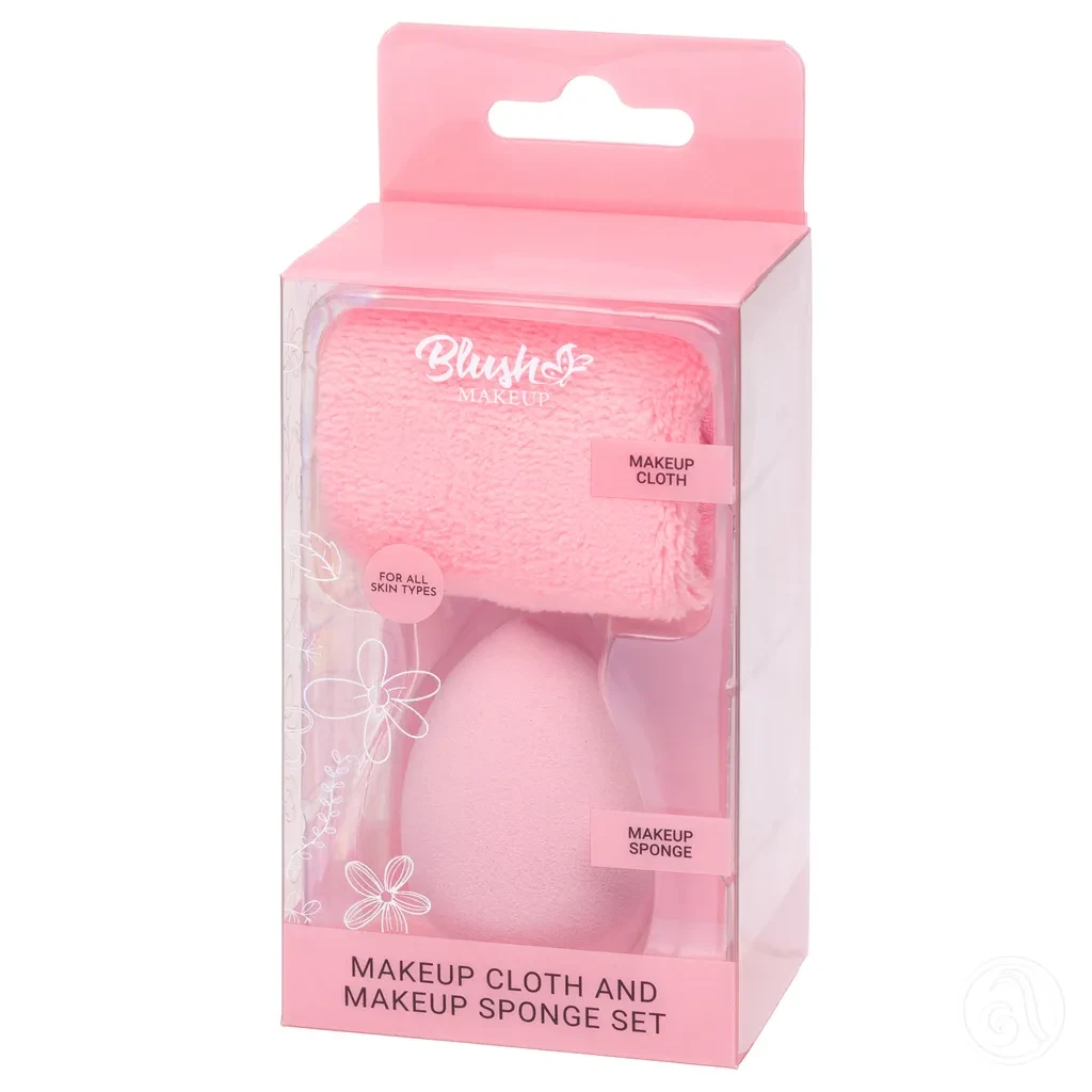 Blush Set za blendovanje i uklanjanje šminke, Pink koral