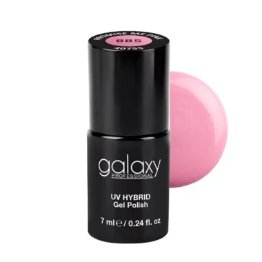Galaxy Trajni lak za nokte - 885 Promise Me Pink, 7 ml