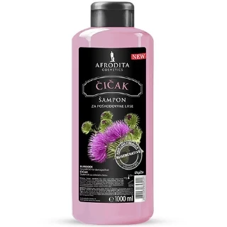 Afrodita Šampon za kosu s čičkom, 1l