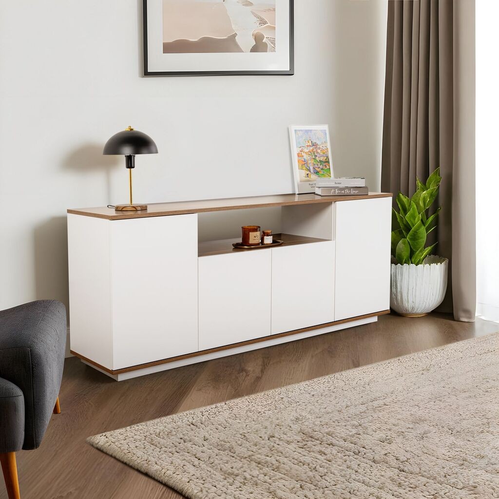 Hanah Home Konzolni sto Arista, 180x75x44,5 cm, Bijela