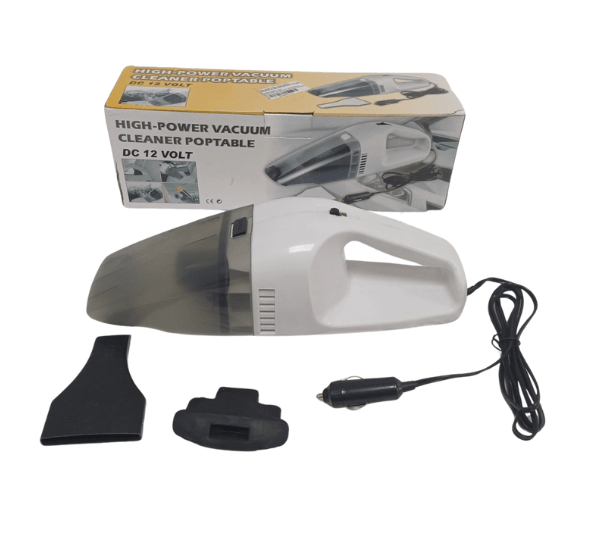 Usisivač za auto 12V 60W, Bijeli