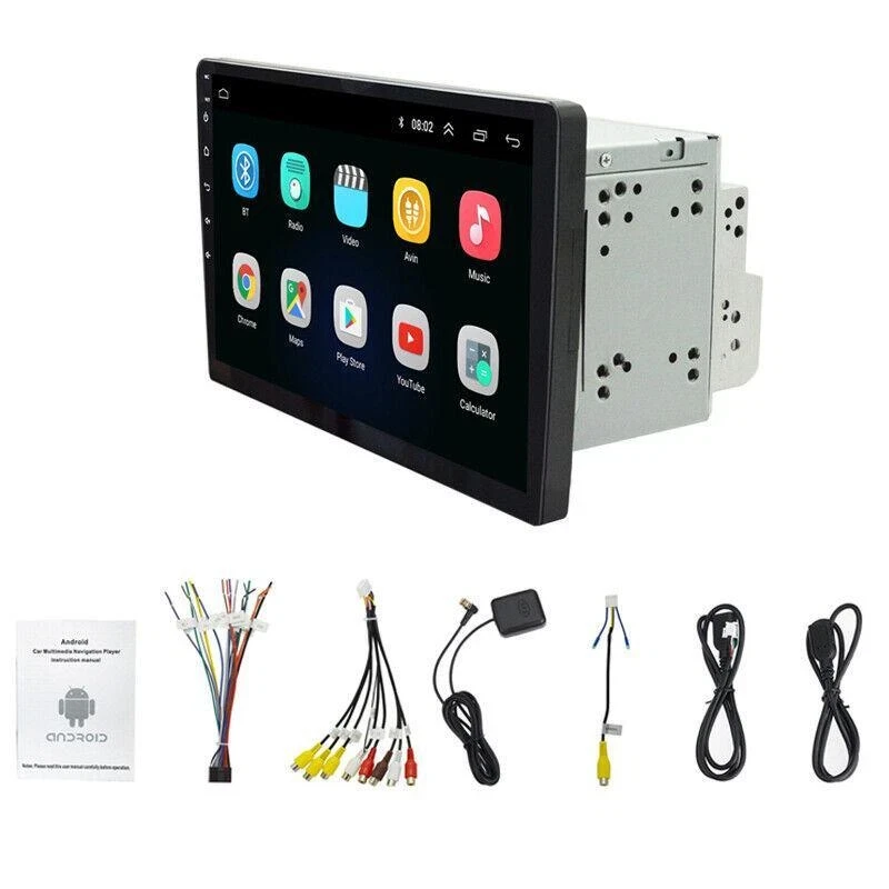 Radio za auto s navigacijom Android 10,1″ A100 2+32GB, CarPlay, rotacija (Prelaz sa 2 DIN na 10,1″), Crni