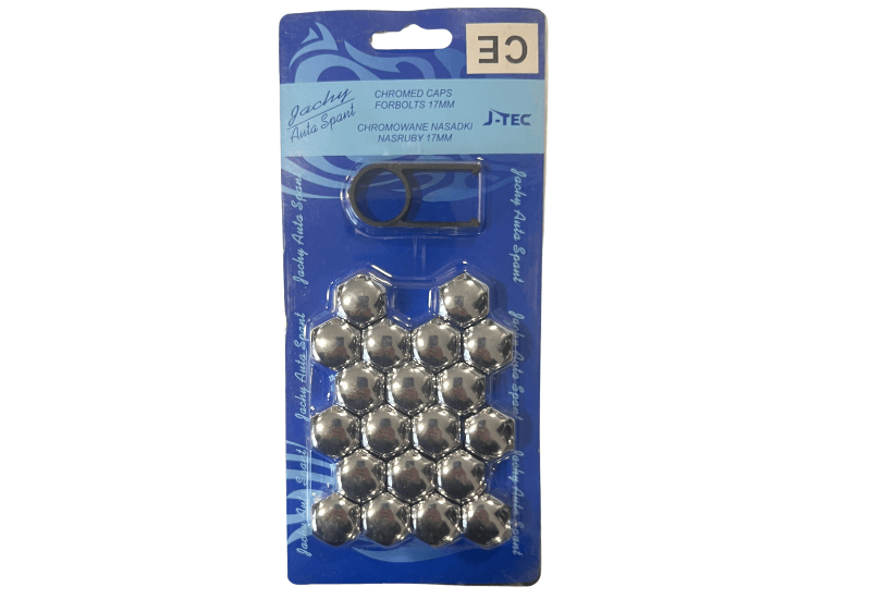 Ukrasni čepovi za šarafe guma automobila, Hrom