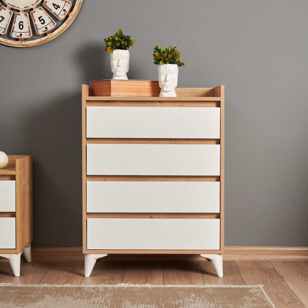 Hanah Home Komoda Tuvalle 040, Bijela