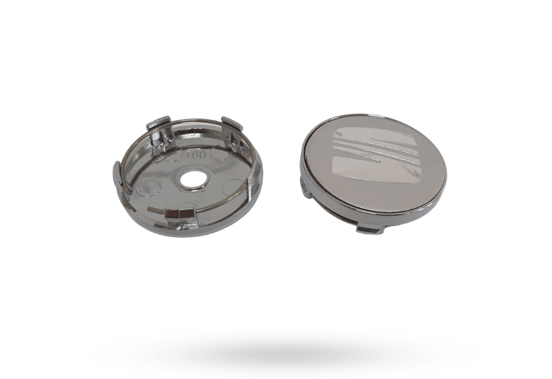 Čep za aluminijumsku felgu Seat, 60/57mm, Sivi