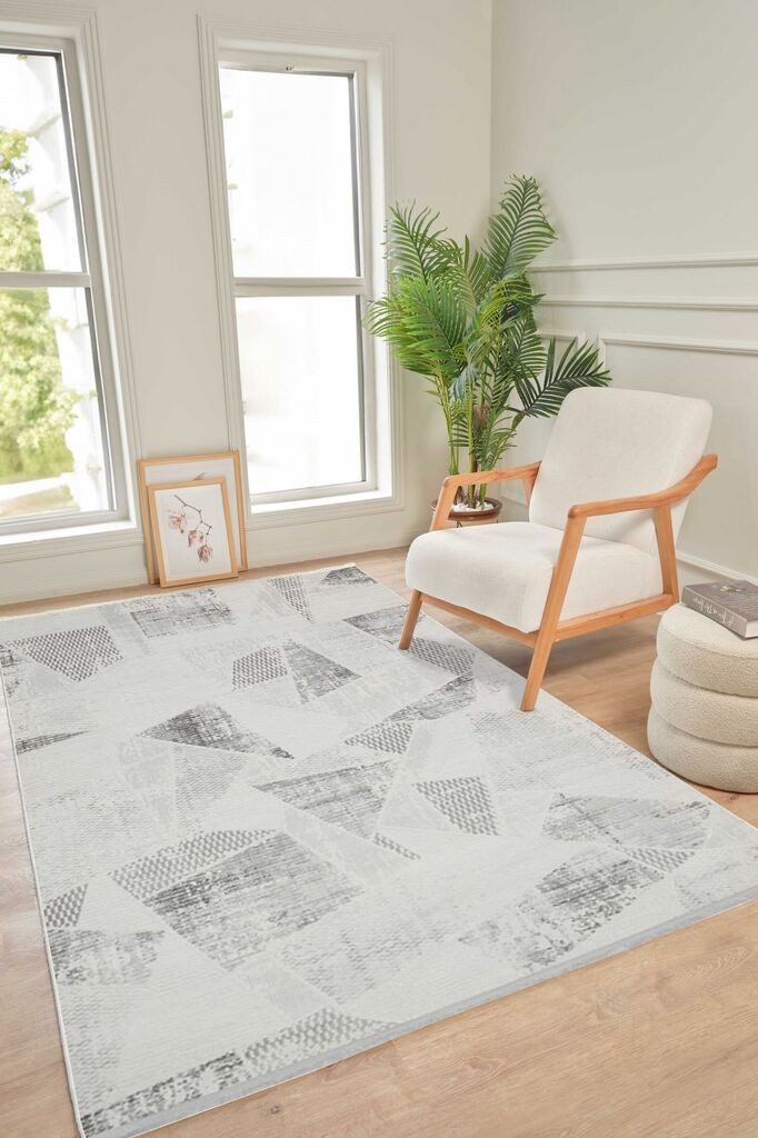 Conceptum Hypnose Tepih Alin Al001, 100x200 cm, Svijetlosivi