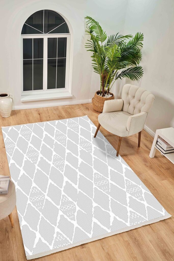 Conceptum Hypnose Tepih Boyut By053, 100x200 cm, Sivi