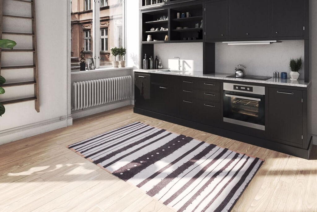 Conceptum Hypnose Tepih Funk -AL 173 t, 230x330 cm, Antracit-Bijeli