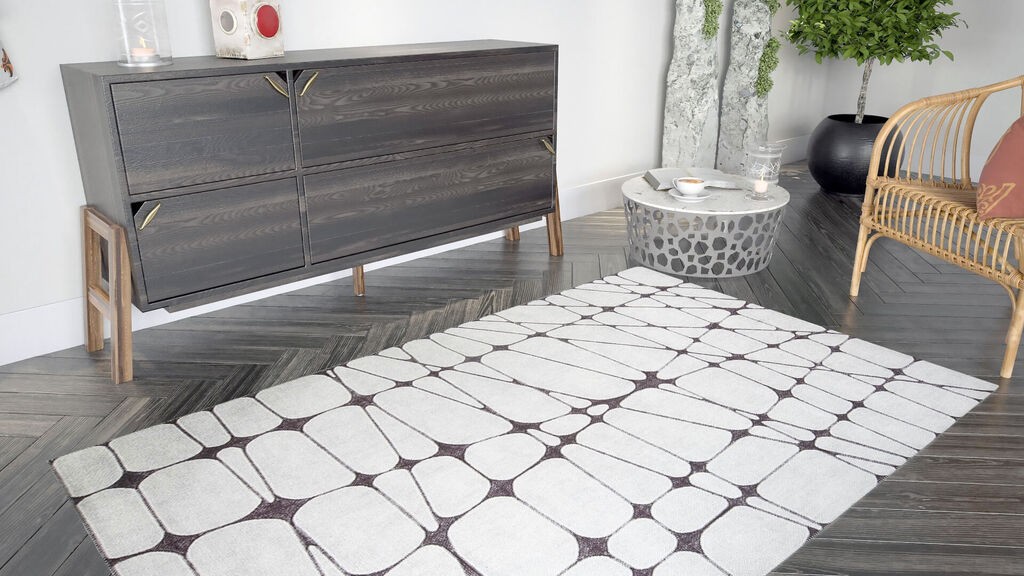 Conceptum Hypnose tepih Ada Gonul -AL 385, 140x190 cm, sivo-bijeli