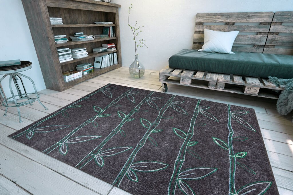 Conceptum Hypnose tepih Ada Gonul -AL 348, 210x310 cm, antracit-zeleni