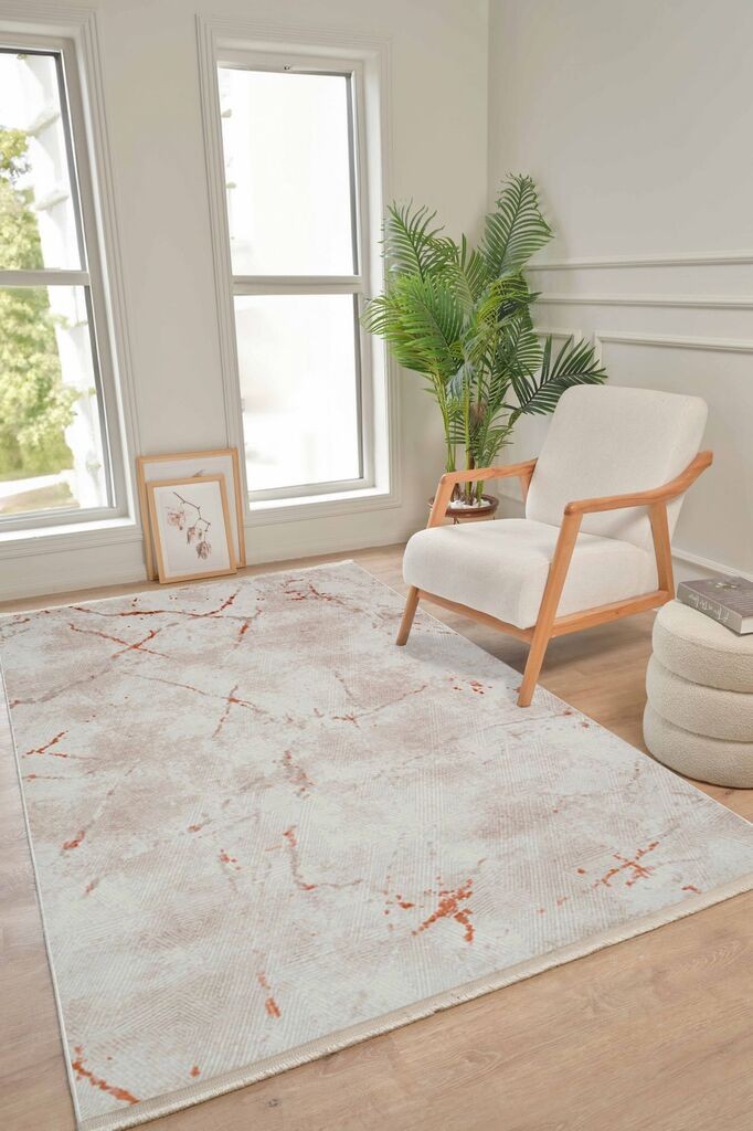 Conceptum Hypnose tepih Alin Al004, 120x180 cm, krem-narandžasta