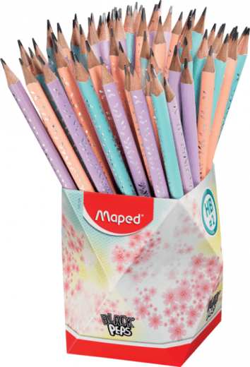 Maped Grafitna olovka sa gumicom 72 komada, Pastel