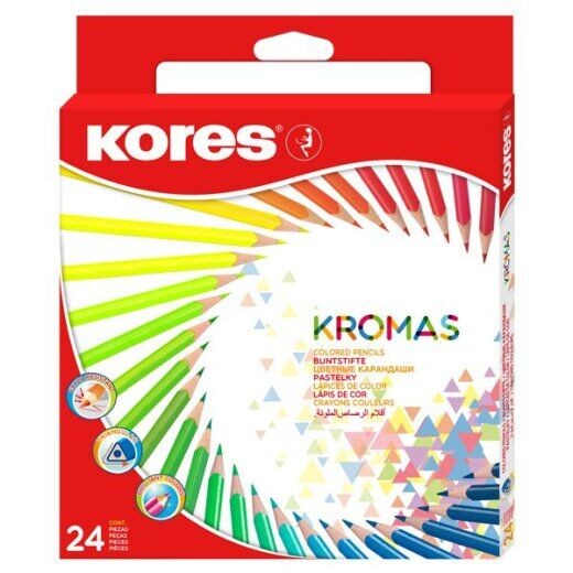 Kores Drvene bojice Kromas, 24 komada