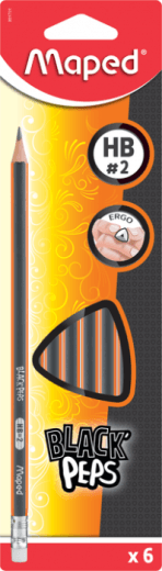 Olovka grafitna 6/1 sa gumicom HB FC