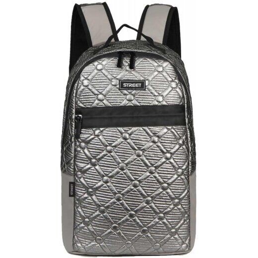 Ruksak okrugli SILVER SHINY STREET