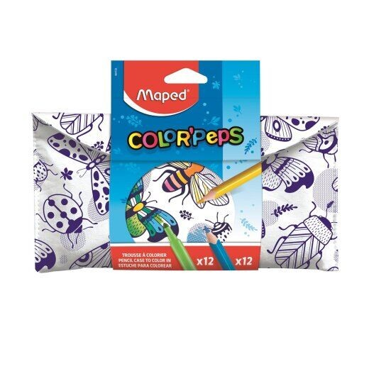 Maped Bojice 12 komada + 12 komada flomastera u pernici