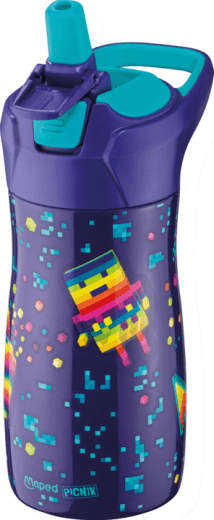 Maped Picnik Termos boca Pixel Party, 430ml, Teget