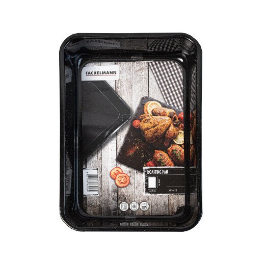 Fackelmann Posude Pekač, Emajl, Duboki, Crni