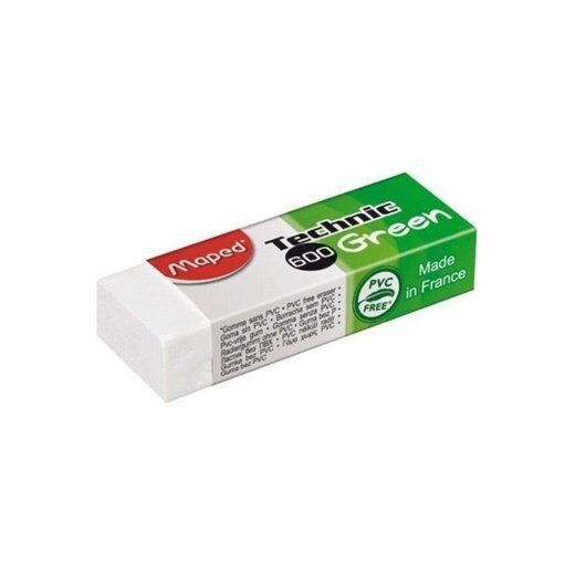 Maped Gumica Technic Green, Bijela