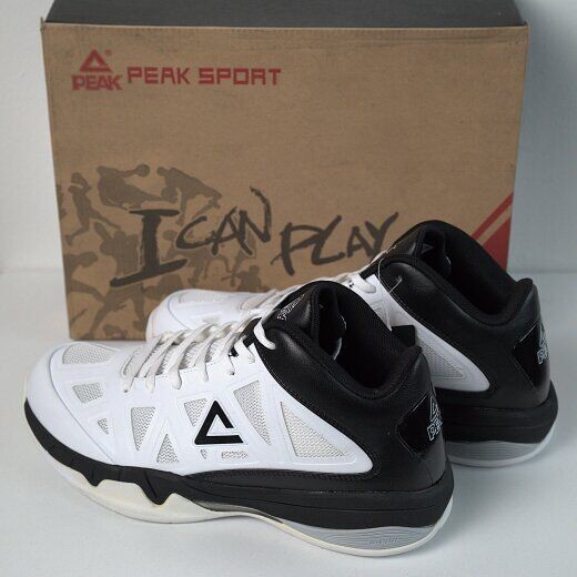 Eurocom Patike za košarku Peak EW4311A, Bijelo-crne