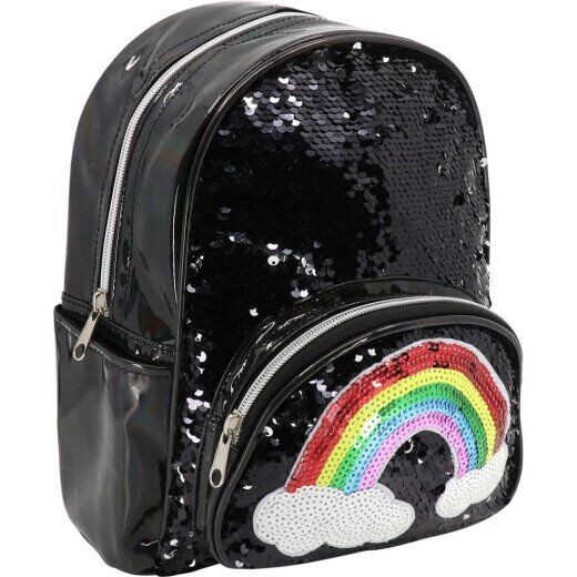 Street Ruksak za vrtić Rainbow Fashion, Crni