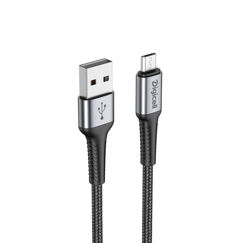 Digicell Dynamic pleteni  USB to Micro kabl 5A, Crni