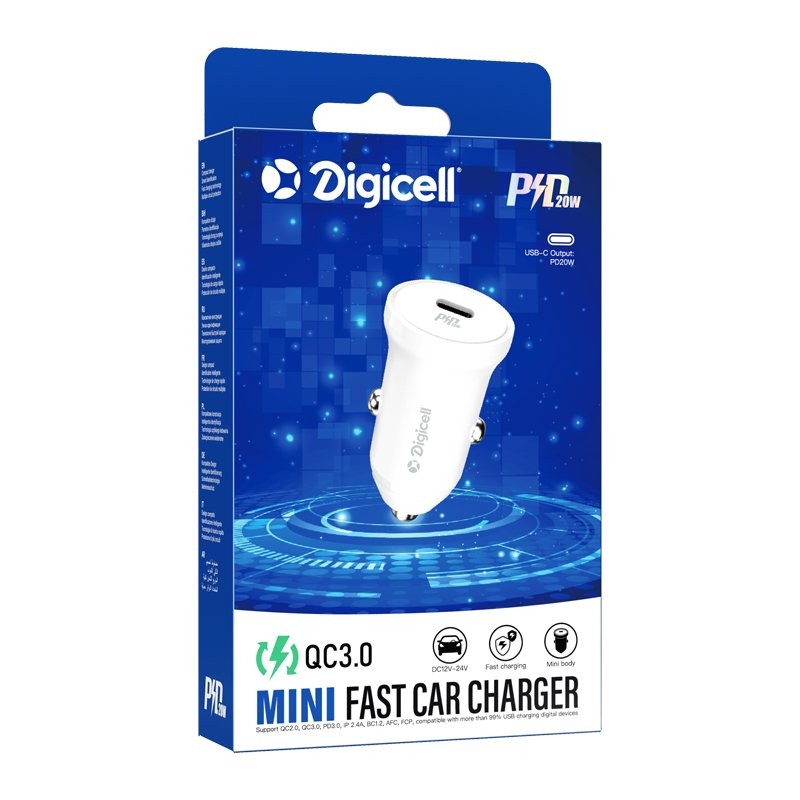 Digicell Auto punjac PD 20W, Bijeli