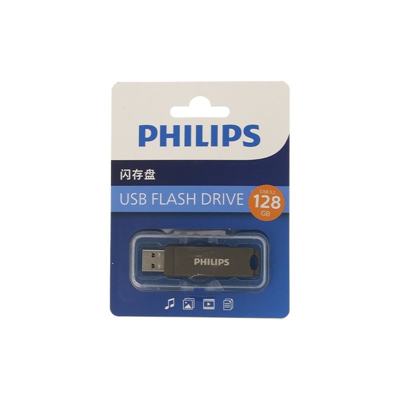 Philips USB Stick 3.2 128GB Type-C, Crni