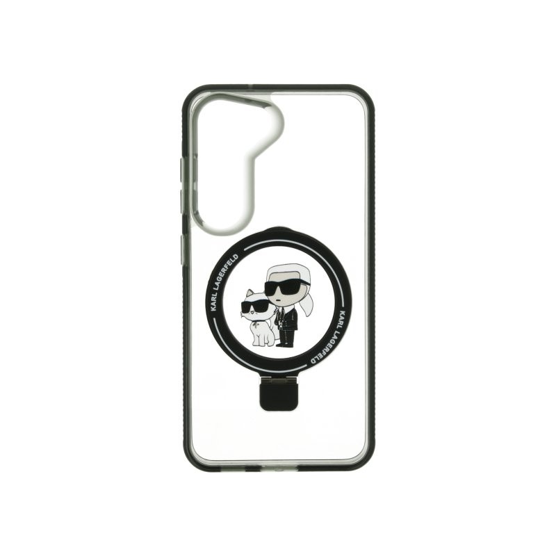 Karl Lagerfeld Maska Ringstand MagSafe za iPhone 15 Pro Max, Providna