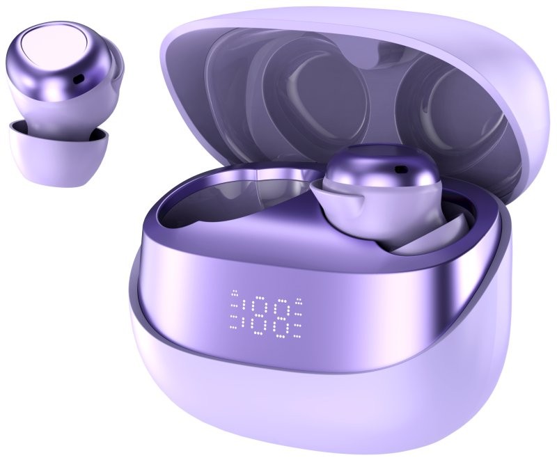 Digicell Bežične slušalice NanoBuds TWS, Ljubičaste